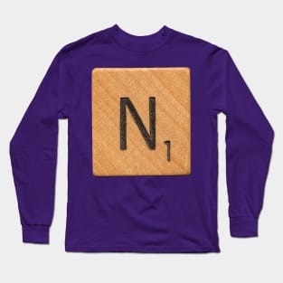 Scrabble Tile 'N' Long Sleeve T-Shirt